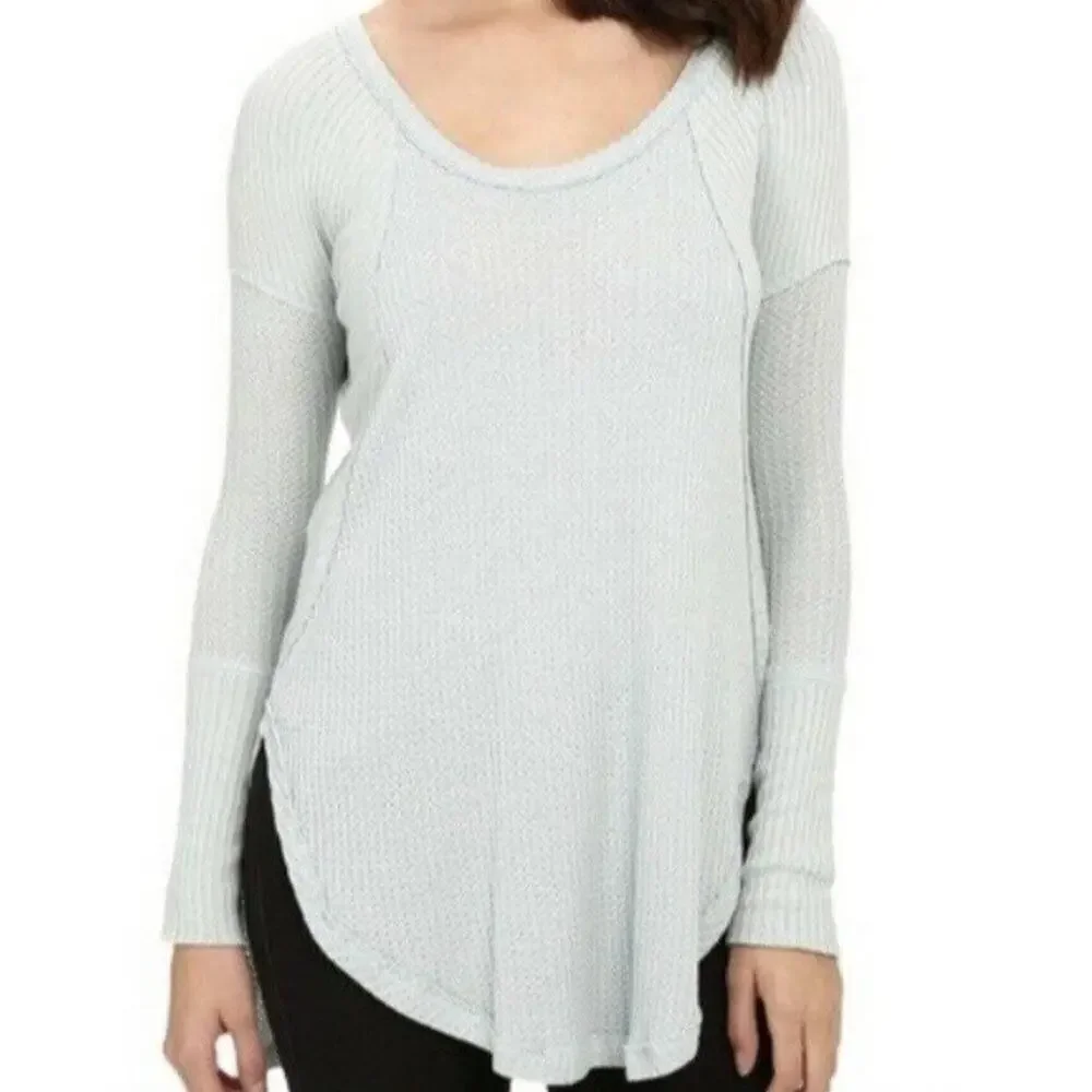 FREE PEOPLE VENTURA Raglan Thermal Top || EUC || sz  XS